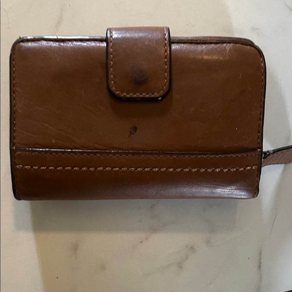 Vintage Coach Tan Leather Wallet